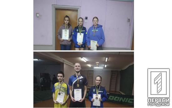 Шість нагород здобули спортсмени з Кривого Рогу на міських змаганнях з настільного тенісу