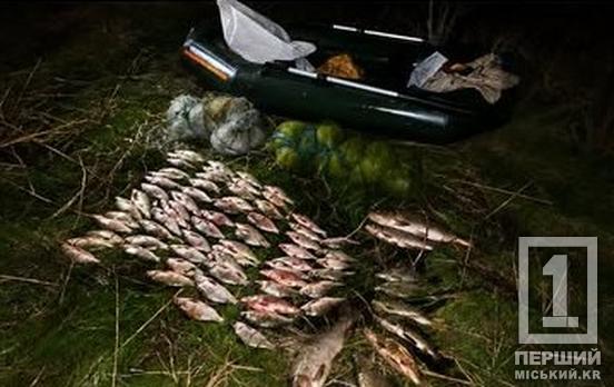 У Кривому Розі браконьєр наловив сітками риби на понад 134 тисячі гривень