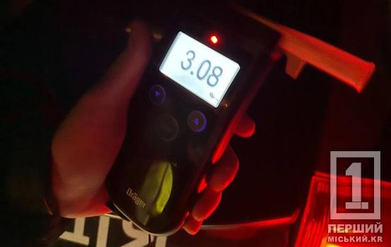 Порушував у Покровському районі: криворізькі патрульні зупинили п’яного як чіп водія