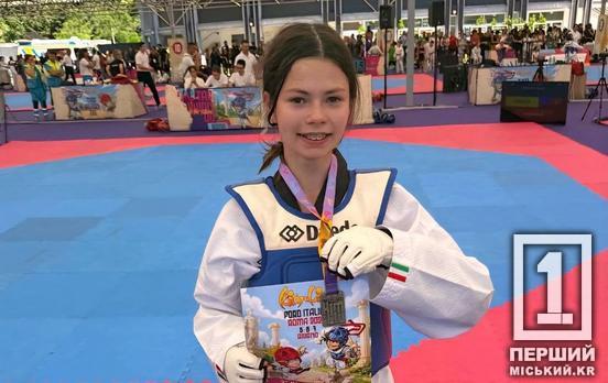 Ванесса Черната з Кривого Рогу виборола срібло на чемпіонаті з тхеквондо в Римі