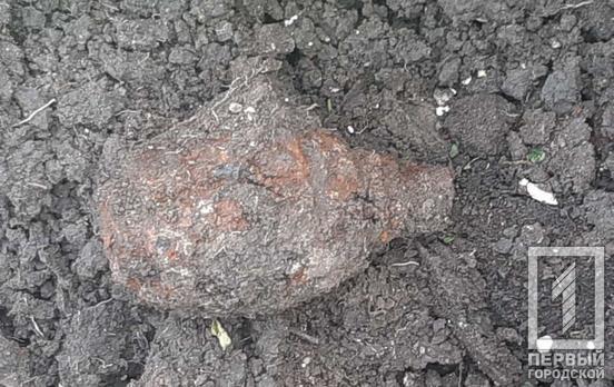В Кривом Роге во время копания могилы нашли гранату времён Второй мировой войны