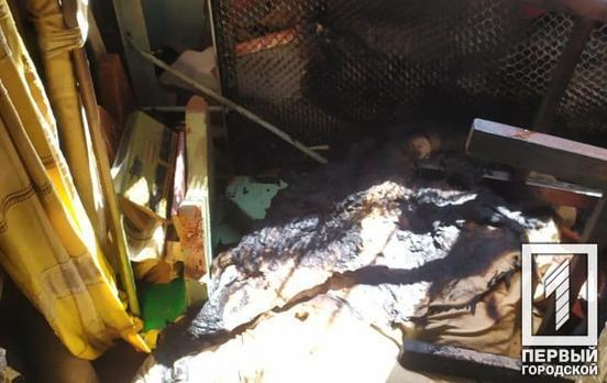 У Кривому Розі рятувальники загасили пожежу на балконі житлового будинку