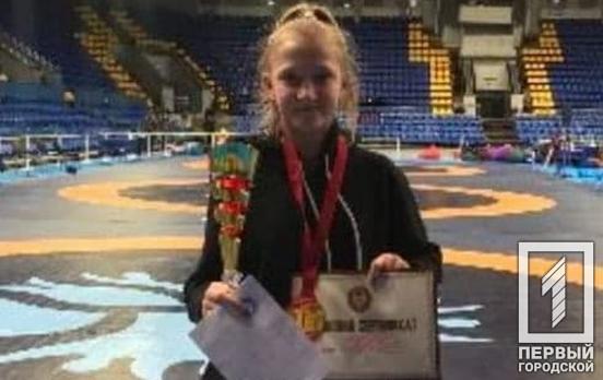 Спортсменка з Кривого Рогу посіла перше місце на Чемпіонаті України з вільної боротьби