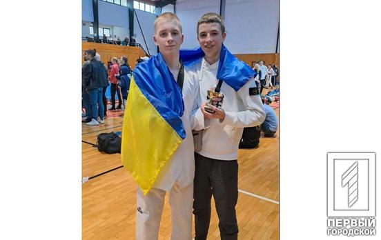 Юні криворізькі спортсмени посіли призові місця на Міжнародному турнірі з тхеквондо у Чехії