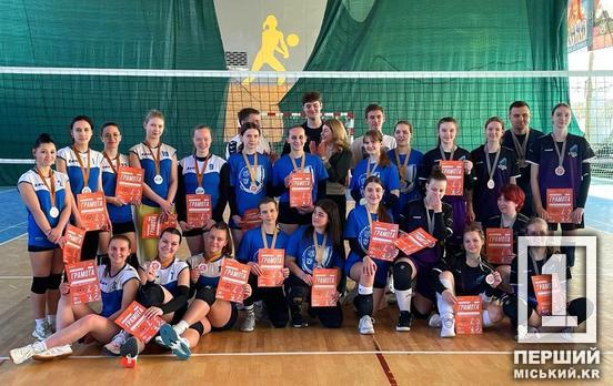 Волейболістки Криворізького педагогічного здобули «бронзу» на обласному етапі студентської ліги
