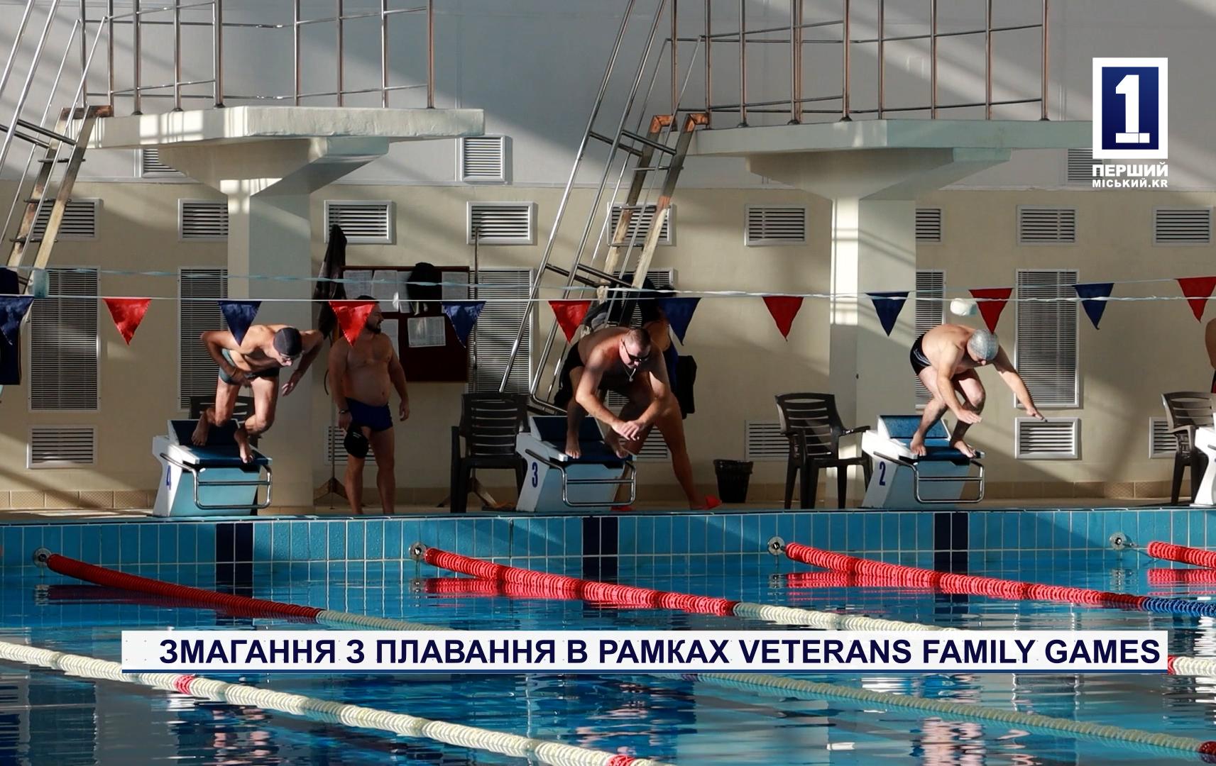 ЗМАГАННЯ З ПЛАВАННЯ В РАМКАХ VETERANS FAMILY GAMES