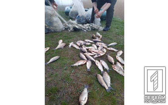 Правоохранители Кривого Рога задержали горожанина, который ловил рыбу во время нерестового запрета