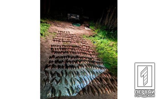 Неподалеку от Кривого Рога браконьер незаконно наловил из Ингульца рыбы на 600 тысяч гривен