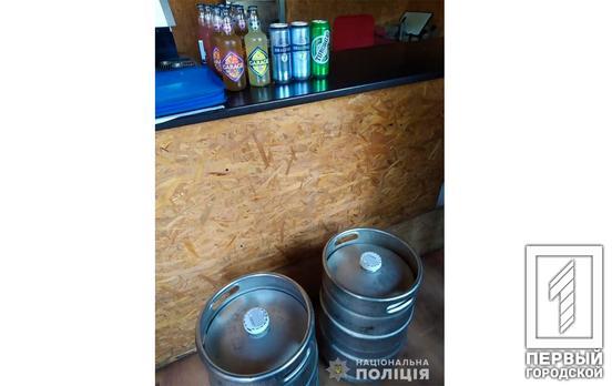 80 литров спиртного: полиция Кривого Рога изъяла алкоголь без лицензии