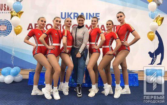 Кривой Рог в тройке: университетская команда по аэробике получила бронзу на Кубке Украины