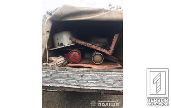 Тонна металлолома: полицейские Кривого Рога задержали владельца «приёмки на колёсах»