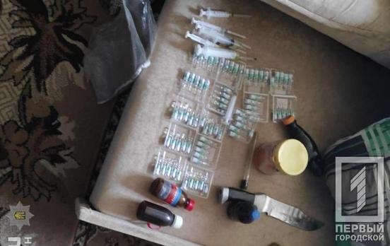 В Кривом Роге правоохранители изъяли у мужчины 76 ампул с наркотиком