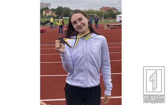 Спортсменка з Кривого Рогу стала срібною призеркою Чемпіонату України з легкої атлетики
