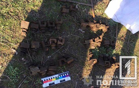 Полиция Кривого Рога задержала мужчину, который разбирал железнодорожное полотно