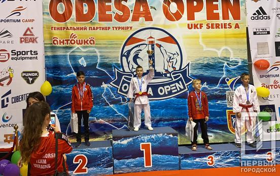 Школьники привезли в Кривой Рог медали международного чемпионата по карате Odesa Open-2021