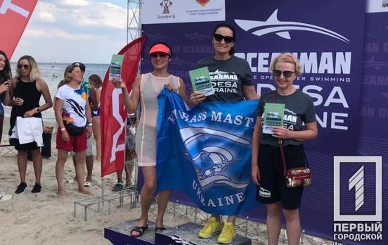 Представники клубу «Кривбас Мастерс» здобули призові місця на відкритій воді Oceanman Odesa – Ukraine