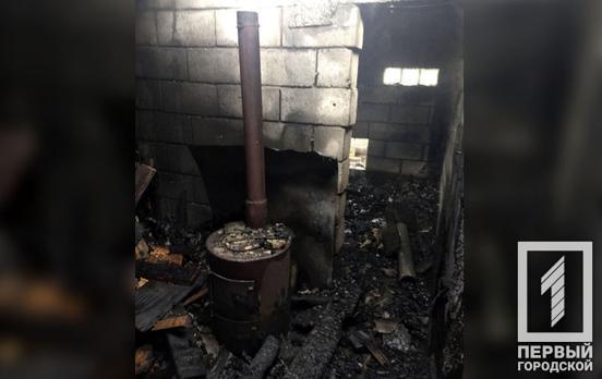 Под Кривым Рогом пенсионер получил ожоги, спасая от огня заготовленные дрова