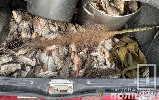 На Криворожье местный житель незаконно выловил почти 400 рыб для продажи