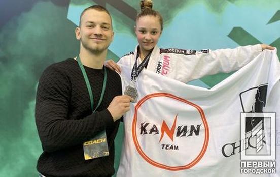 Спортсменка из Кривого Рога одержала победу в соревнованиях по джиу-джитсу во Львове