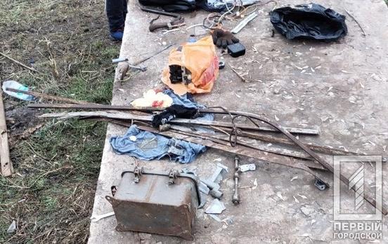 В Кривом Роге полиция охраны задержала двух «металлистов», которые разбирали школьный забор
