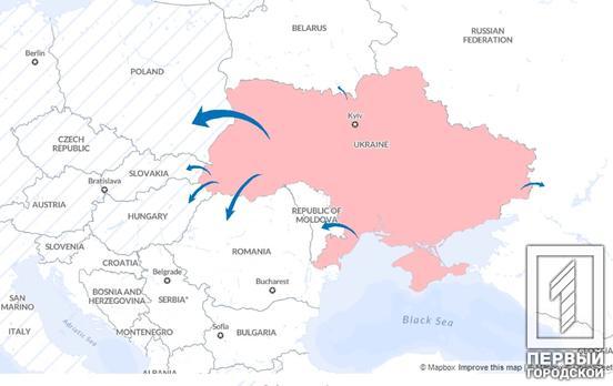 Майже 5,5 мільйонів українців вимушено покинули свої домівки та виїхали закордон через озброєну агресію з боку рф, ‒ статистика