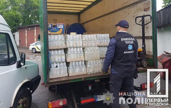 Полиция Кривого Рога изъяла из магазинов контрафактный алкоголь на более чем 1 000 000 гривен