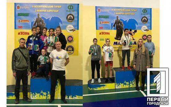 Спортсменки Кривого Рогу здобули золото та переможні місця у турнірі з вільної боротьби