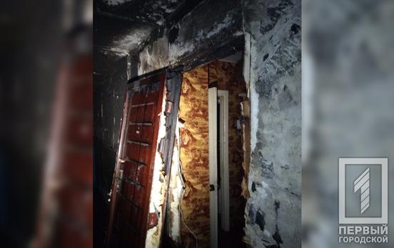 В Кривом Роге пожарные спасли из огня семью из троих человек