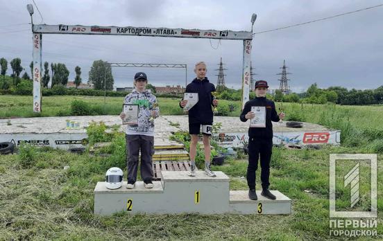 Юный криворожец получил награду на гонках в Полтаве