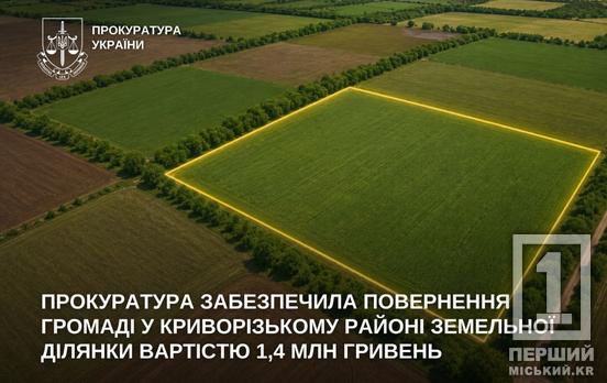 Фермери незаконно переорали пасовище під ріллю: Криворізькій громаді повернули землю на 1,4 мільйона