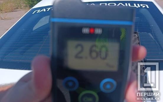 Добряче приклався до пляшки і порушив ПДР: криворізькі патрульні зупинили водія-порушника