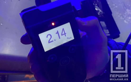 Превышение более чем в 10 раз: в Кривом Роге женщина рисковала своей и чужими жизнями, сев за руль, сильно выпив