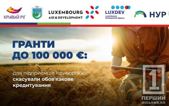 Предприниматели Криворожья могут получить грант в размере до 100 000 €