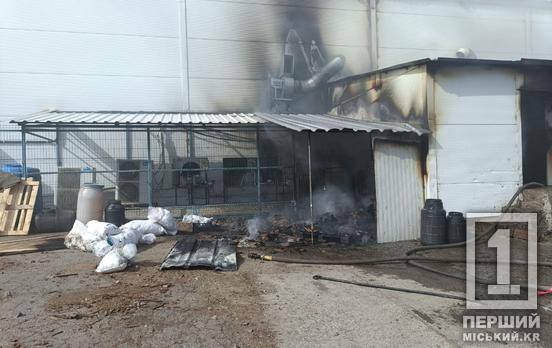 На Криворіжжі ліквідували займання біля супермаркету