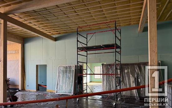 У Кривому Розі триває будівництво нового сучасного Ветеранського простору