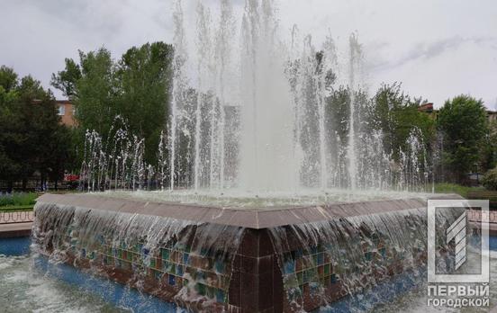 В Покровском районе Кривого Рога заработал фонтан
