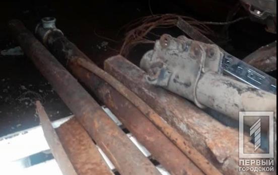 200 кг лома: полиция Кривого Рога пресекла деятельность передвижной приёмки