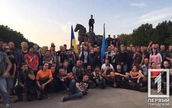 Байкеры Кривого Рога присоединились к всеукраинскому «Мотопробегу единства»