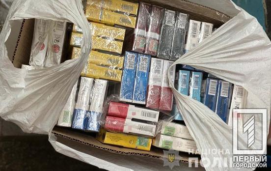 В Кривом Роге полицейские обнаружили незаконную точку торговли сигаретами
