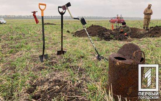 На Кировоградщине поисковики Кривого Рога раскопали остатки штурмовика, сбитого в ноябре 1943-го