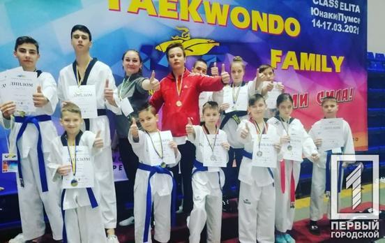 Букет наград: воспитанники спортивной школы из Кривого Рога завоевали на Чемпионат Украины по тхэквондо 17 медалей