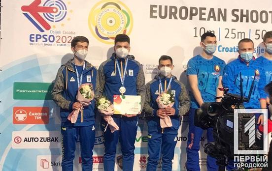 Спортсмены из Кривого Рога добыли серебряные медали на чемпионате Европы по пулевой стрельбе