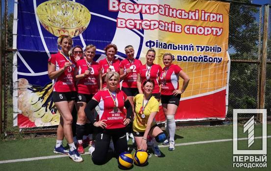 Волейболисты из Кривого Рога привезли «бронзу» с IX Летних Всеукраинских игр ветеранов спорта