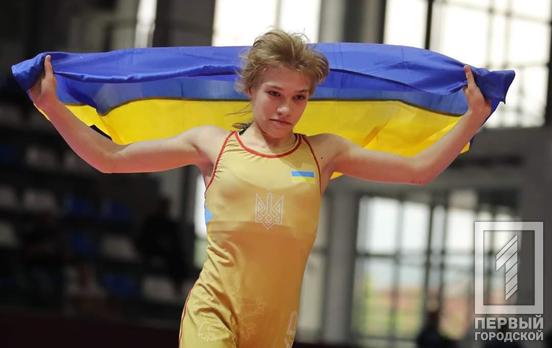 Анастасия Польская из Кривого Рога завоевала золото на Чемпионате Европы по вольной борьбе
