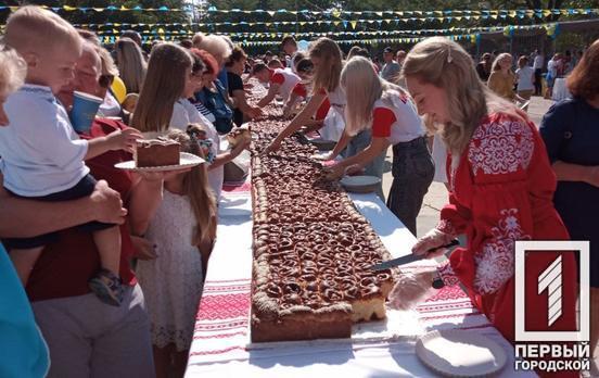 Найбільший пиріг: у День Незалежності в Кривому Розі зафіксували новий рекорд України