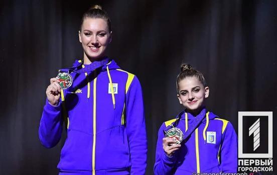 Женская пара акробаток из Кривого Рога завоевала призовое место на Чемпионате Европы