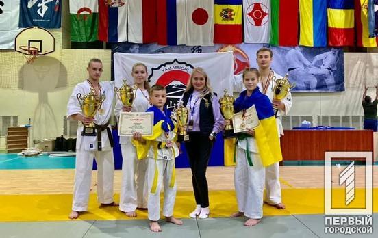 Каратисты из Кривого Рога получили призовые места на международном турнире