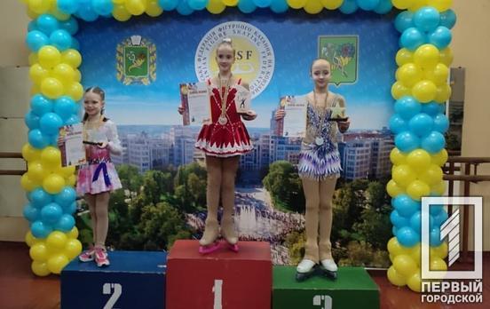 Два золота та одну бронзу здобули спортсмени з Кривого Рогу на Всеукраїнських змаганнях із фігурного катання