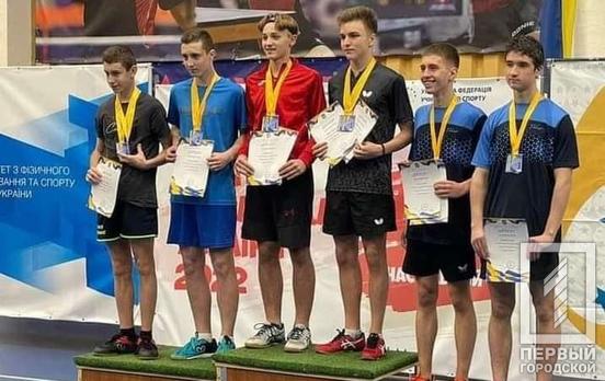В состав команды Днепропетровщины, которая одержала победу в IV летней Гимназиаде Украины по настольному теннису, вошел спортсмен из Кривого Рога