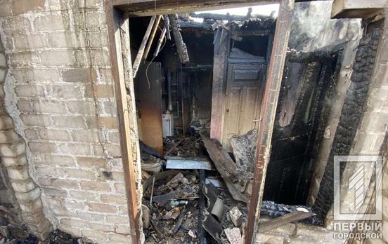 Утром вблизи Кривого Рога из-за пожара в доме погибла 76-летняя пенсионерка
